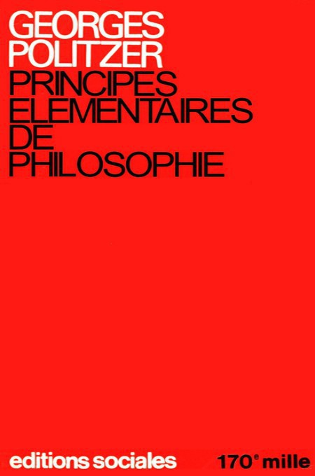 Principes élémentaires de philosophie