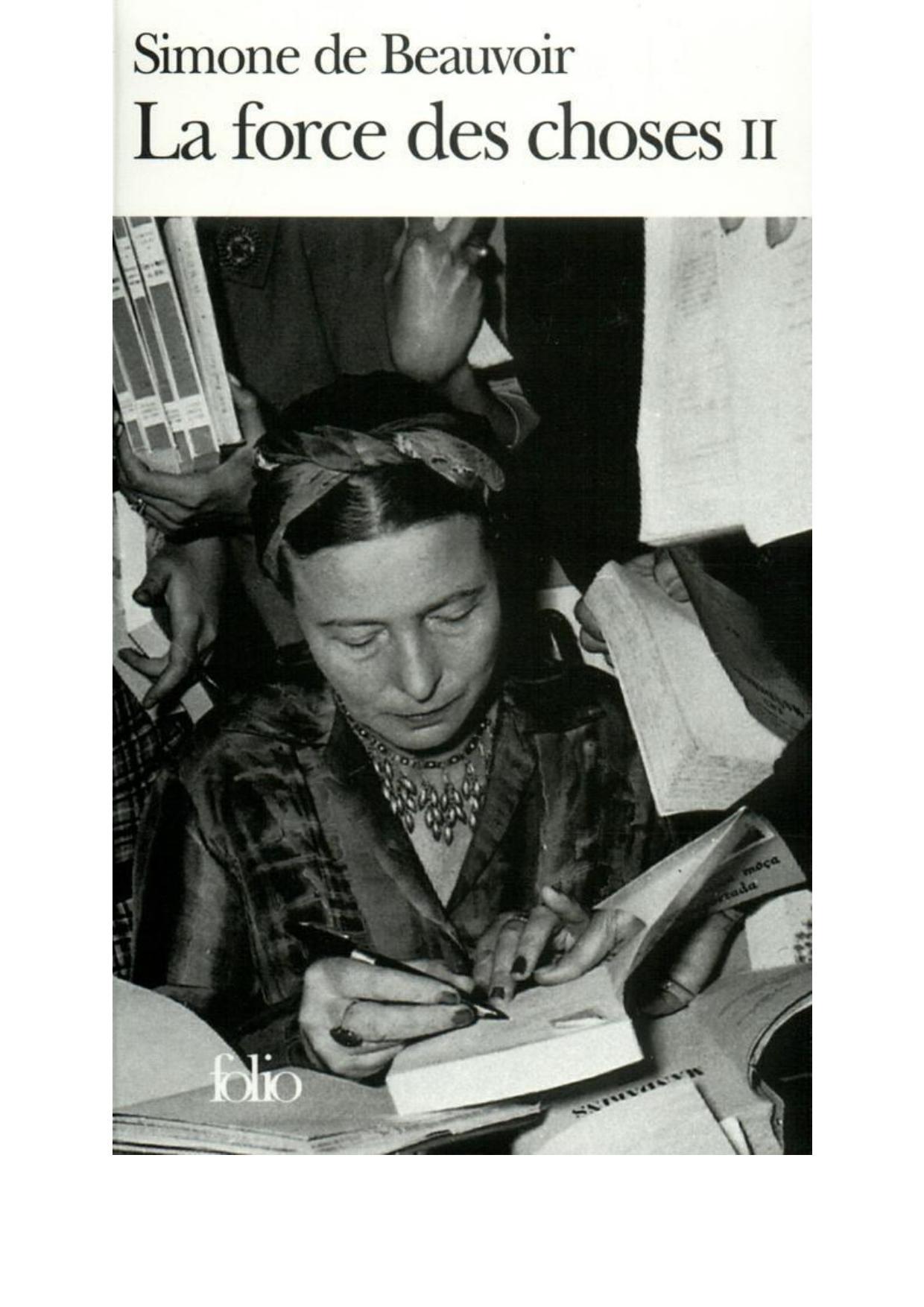 La force des choses, tome 2